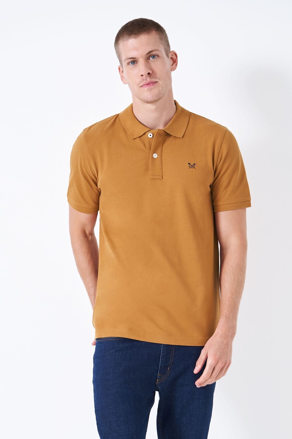 Классическая гладкая рубашка-поло для экипажа из хлопка Crew Clothing Company, желтый
Классическая гладкая рубашка-поло для экипажа из хлопка Crew Clothing Company, желтый