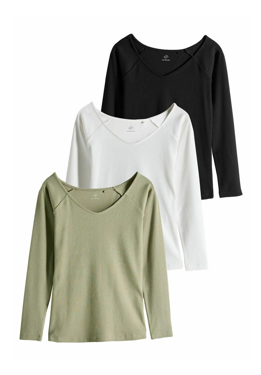 Топ THE SET REGULAR FIT V-NECK 4 PACK, Black/Cream/Khaki/Black
Топ THE SET REGULAR FIT V-NECK 4 PACK, Black/Cream/Khaki/Black