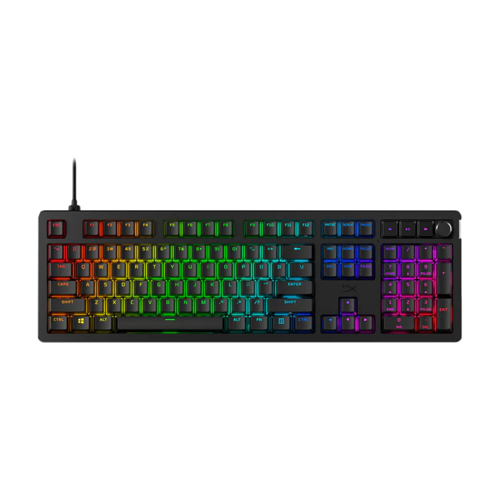 Клавиатура игровая HyperX Alloy RiSe Full Size, черный, английская раскладка
Клавиатура игровая HyperX Alloy RiSe Full Size, черный, английская раскладка