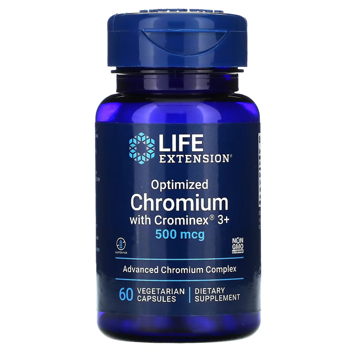 Оптимизированный Хром Life Extension с Crominex, 60 вегетарианских капсул
Оптимизированный Хром Life Extension с Crominex, 60 вегетарианских капсул