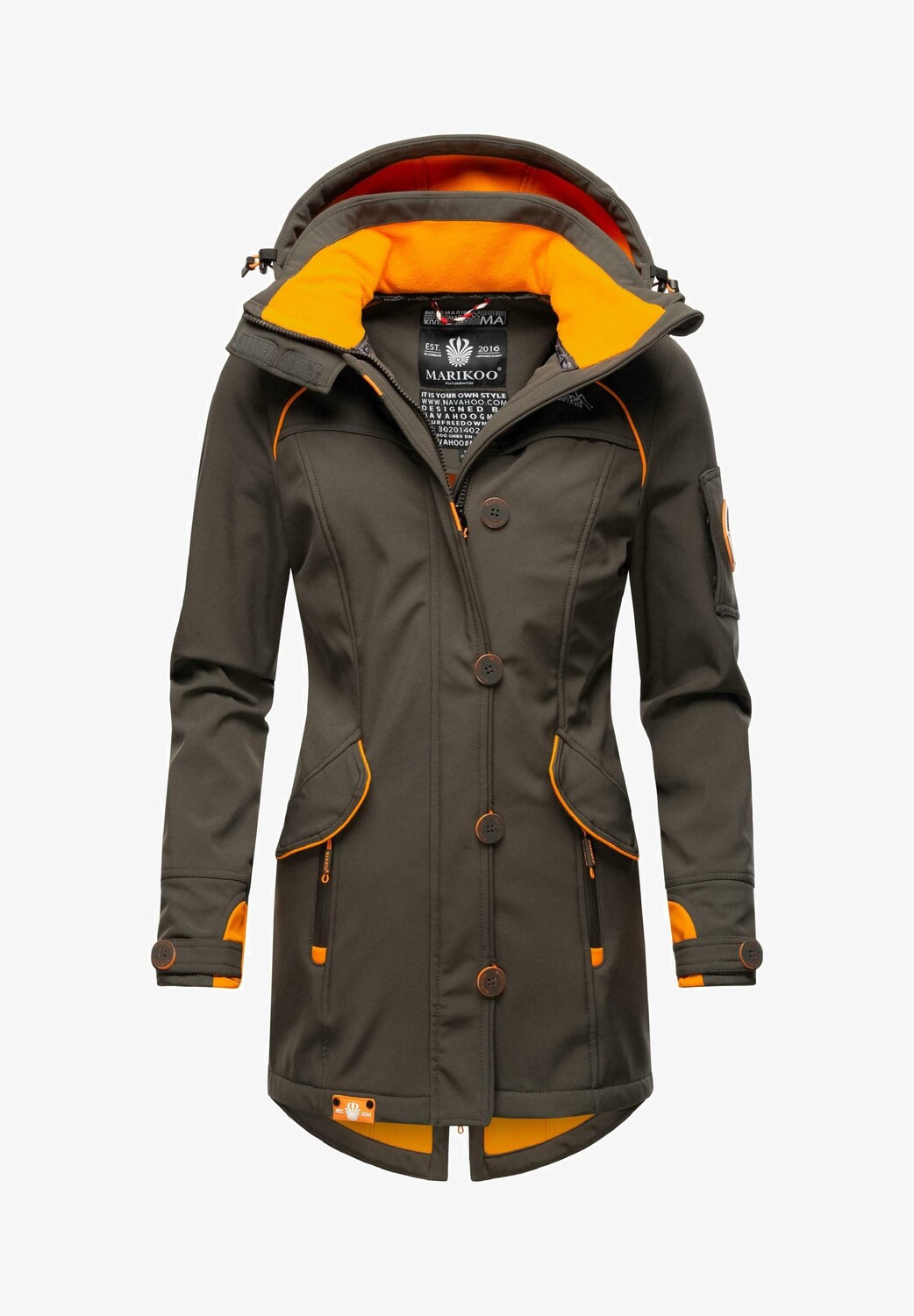 Парка Marikoo водонепроницаемая, темно-серый
Парка Marikoo водонепроницаемая, темно-серый