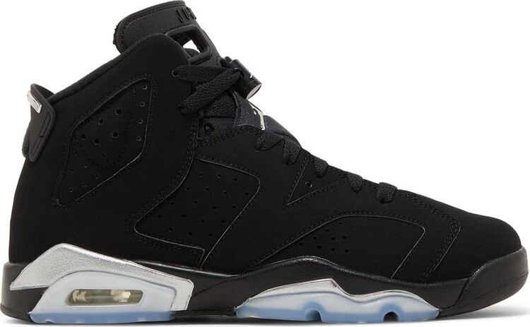 Кроссовки Air Jordan 6 Retro GS Chrome, черный
Кроссовки Air Jordan 6 Retro GS Chrome, черный