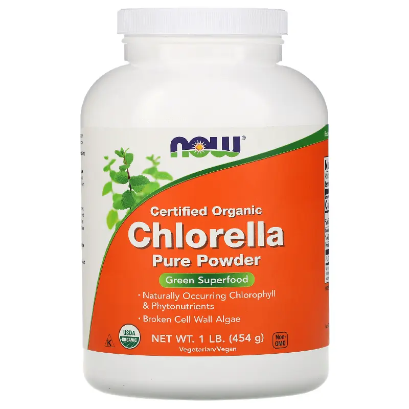 Органическая хлорелла в порошке NOW Foods, 454 гр
Органическая хлорелла в порошке NOW Foods, 454 гр