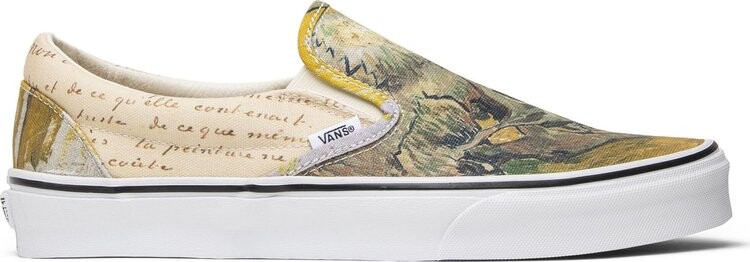 Кеды Vans Vincent Van Gogh x Slip-On Skull, желтый 
Кеды Vans Vincent Van Gogh x Slip-On Skull, желтый