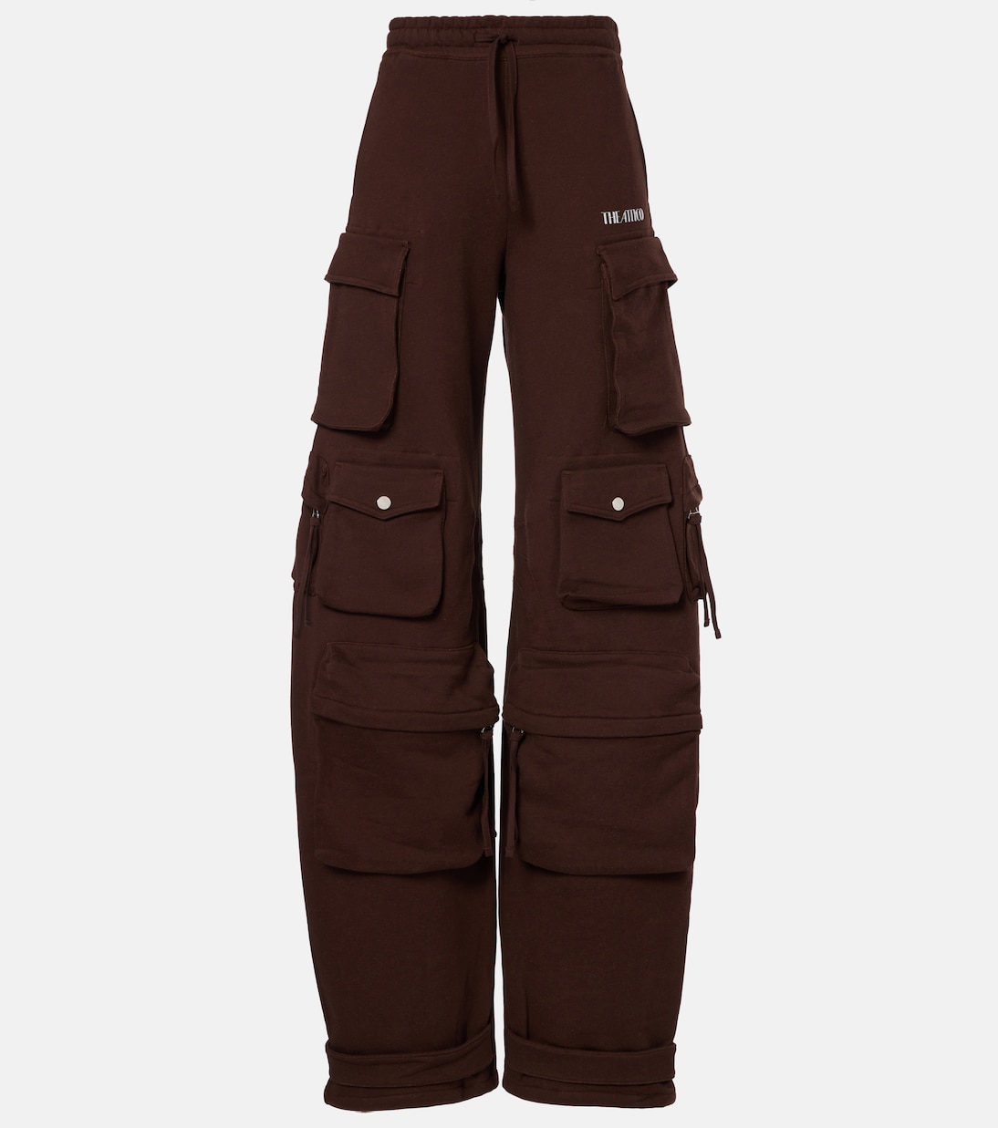 Флисовые хлопковые карго-брюки Fern The Attico, темно-коричневый
Флисовые хлопковые карго-брюки Fern The Attico, темно-коричневый