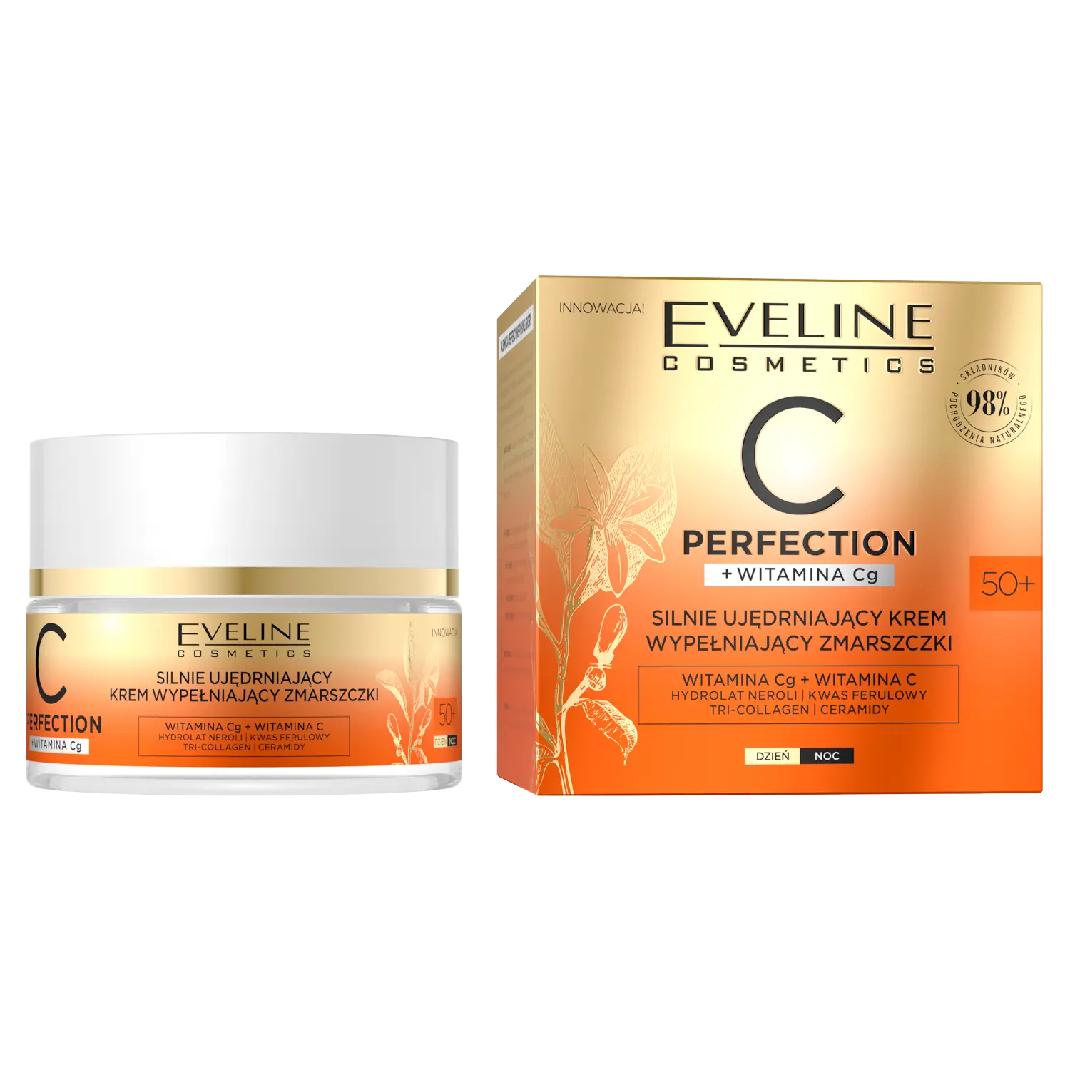Eveline Cosmetics C-Perfection укрепляющий крем для лица 50+, 50 мл
Eveline Cosmetics C-Perfection укрепляющий крем для лица 50+, 50 мл