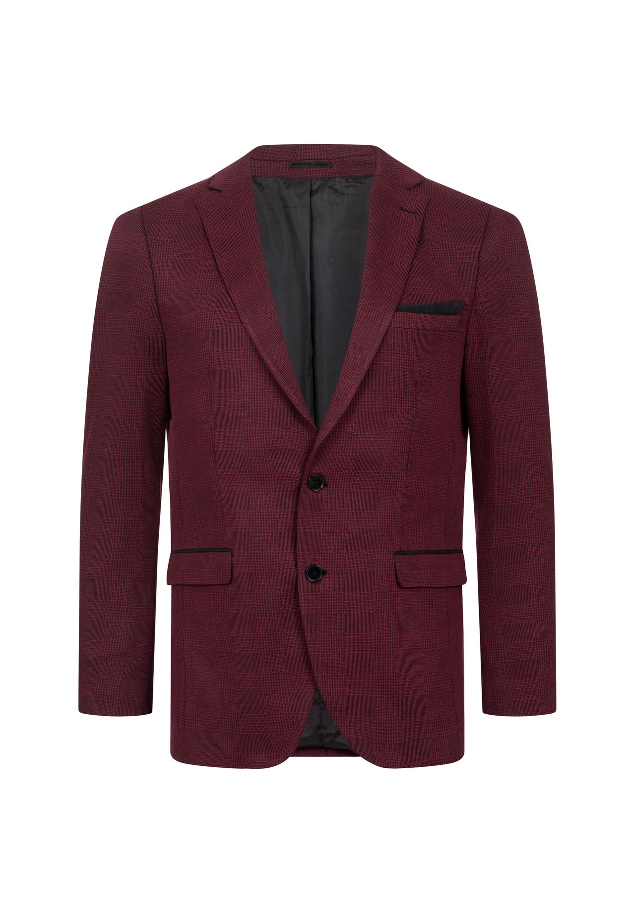 Узкий пиджак INDUMENTUM, винно-красный 
Узкий пиджак INDUMENTUM, винно-красный