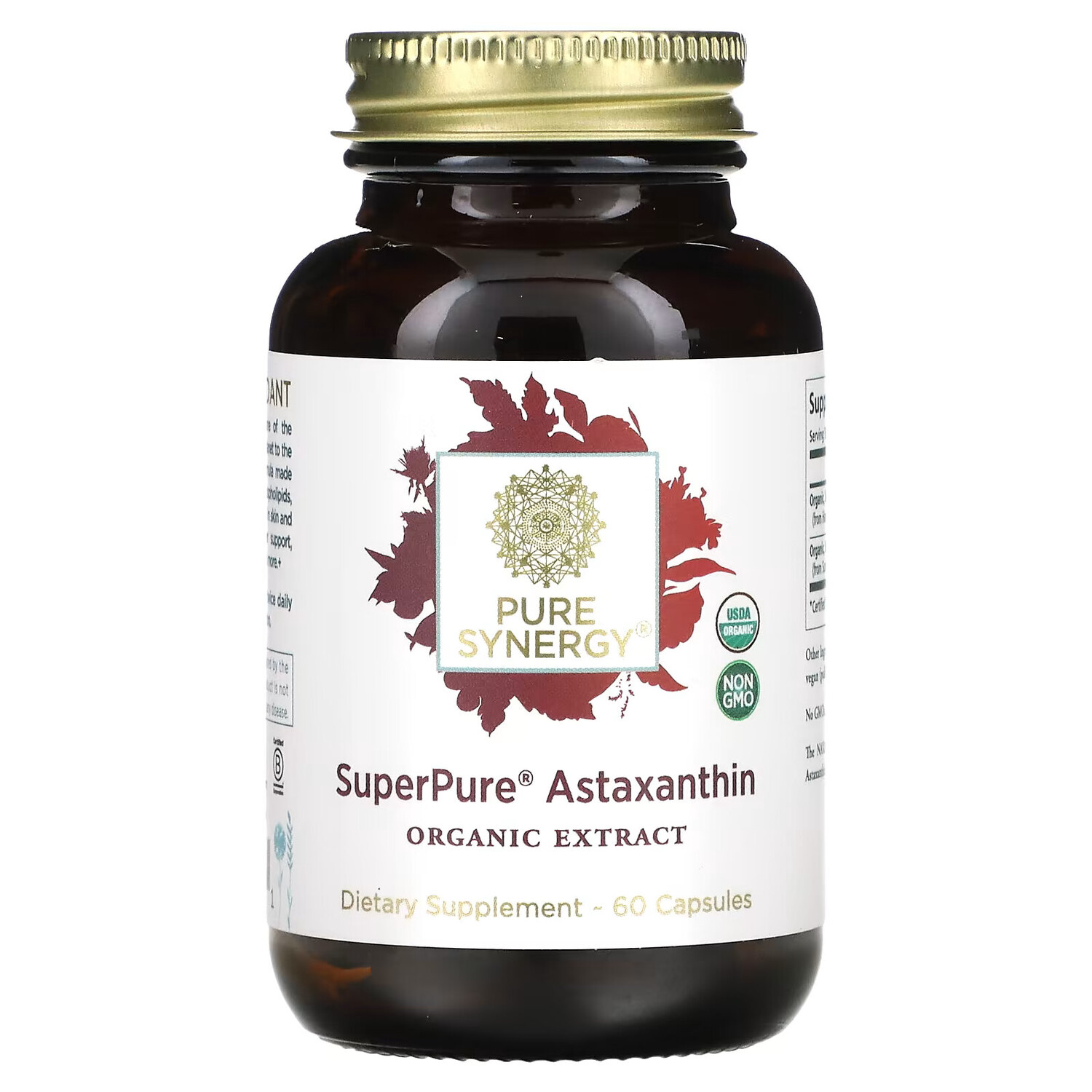 Pure Synergy, SuperPure, астаксантин, 60 капсул
Pure Synergy, SuperPure, астаксантин, 60 капсул