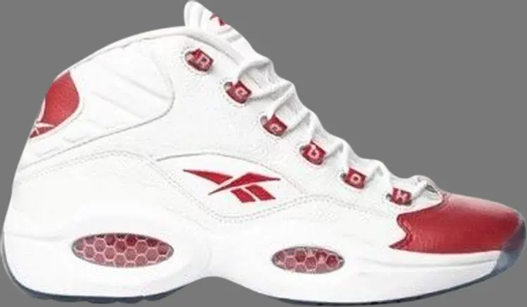 Кроссовки question mid 'pearlized red toe' 1996 Reebok, красный 
Кроссовки question mid 'pearlized red toe' 1996 Reebok, красный