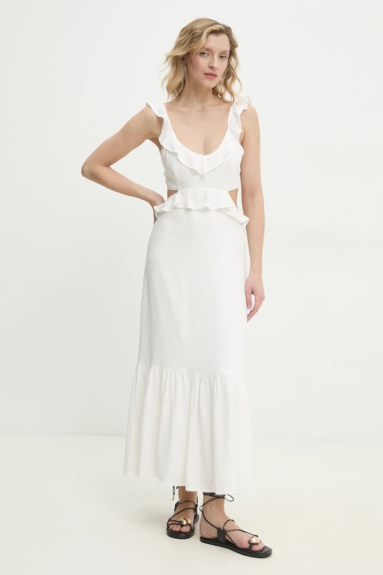 Платье с льняной тканью Answear.Lab, белый
Платье с льняной тканью Answear.Lab, белый