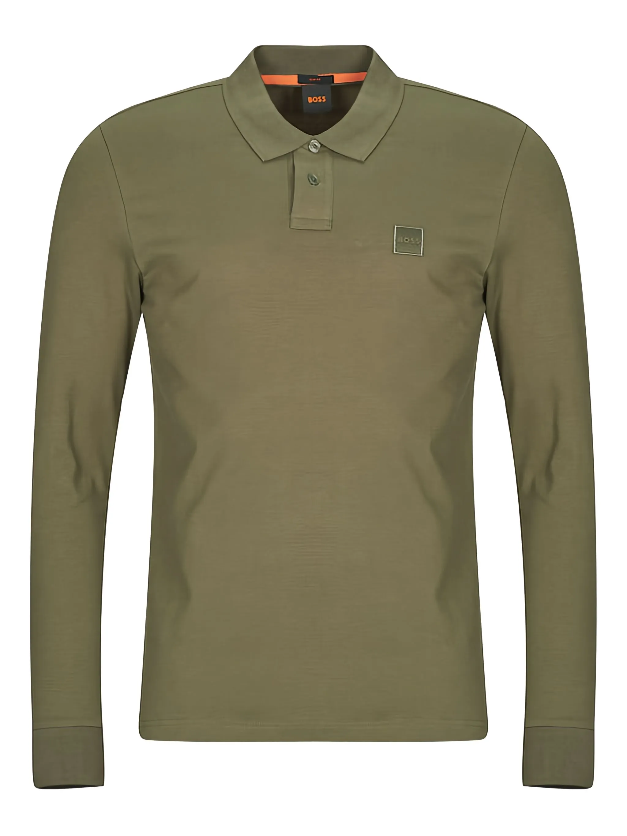 Рубашка поло с длинными рукавами Boss, зеленый
Рубашка поло с длинными рукавами Boss, зеленый