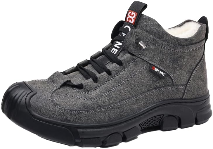 Мужские зимние ботинки Qacksv с меховой подкладкой, теплые кроссовки, легкие ботинки для треккинга и походов, удобная обувь для улицы с мягкой подошвой, серый
Мужские зимние ботинки Qacksv с меховой подкладкой, теплые кроссовки, легкие ботинки для треккинга и походов, удобная обувь для улицы с мягкой подошвой, серый