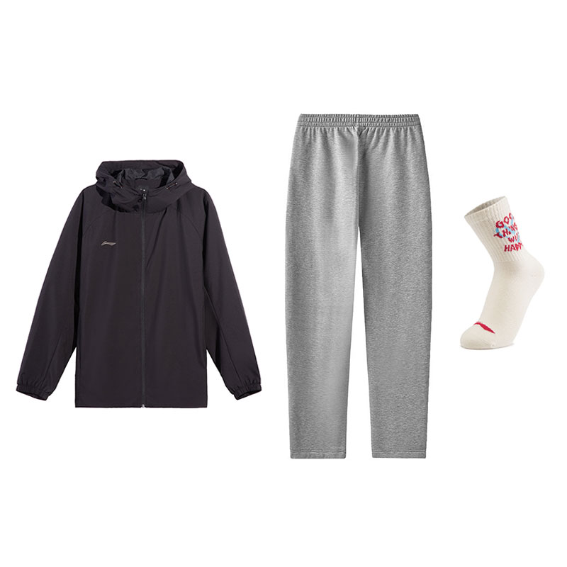 Li Ning Casual Sportswear Men's Li-Ning, черный top+черный pants (includes socks)
Li Ning Casual Sportswear Men's Li-Ning, черный top+черный pants (includes socks)