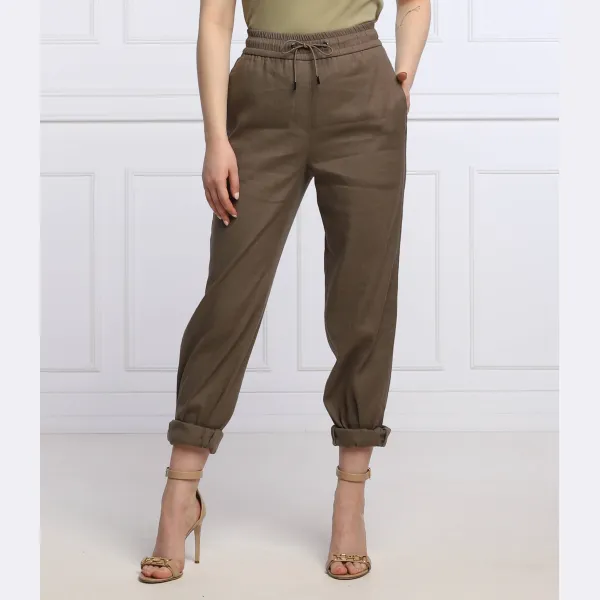 Льняные брюки свободного кроя Marc Cain, коричневый
Льняные брюки свободного кроя Marc Cain, коричневый