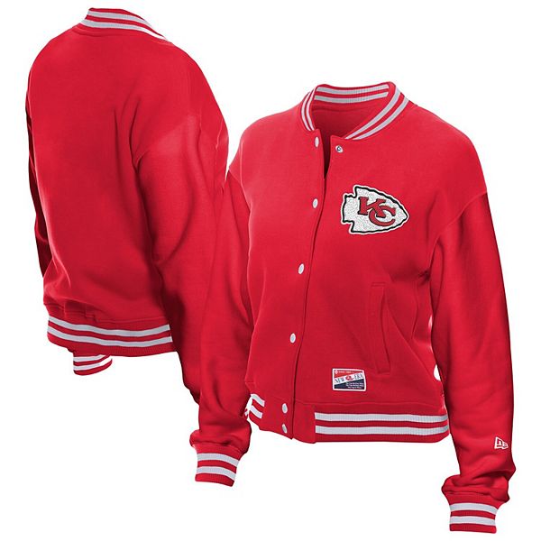 Женская красная куртка Kansas City Chiefs Throwback Fleece Full-Snap New Era
Женская красная куртка Kansas City Chiefs Throwback Fleece Full-Snap New Era