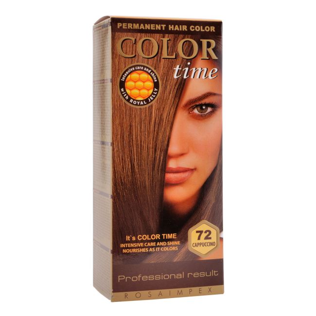 Краска для волос Rosaimpex Color Time, цвет 72 cappuccino
Краска для волос Rosaimpex Color Time, цвет 72 cappuccino