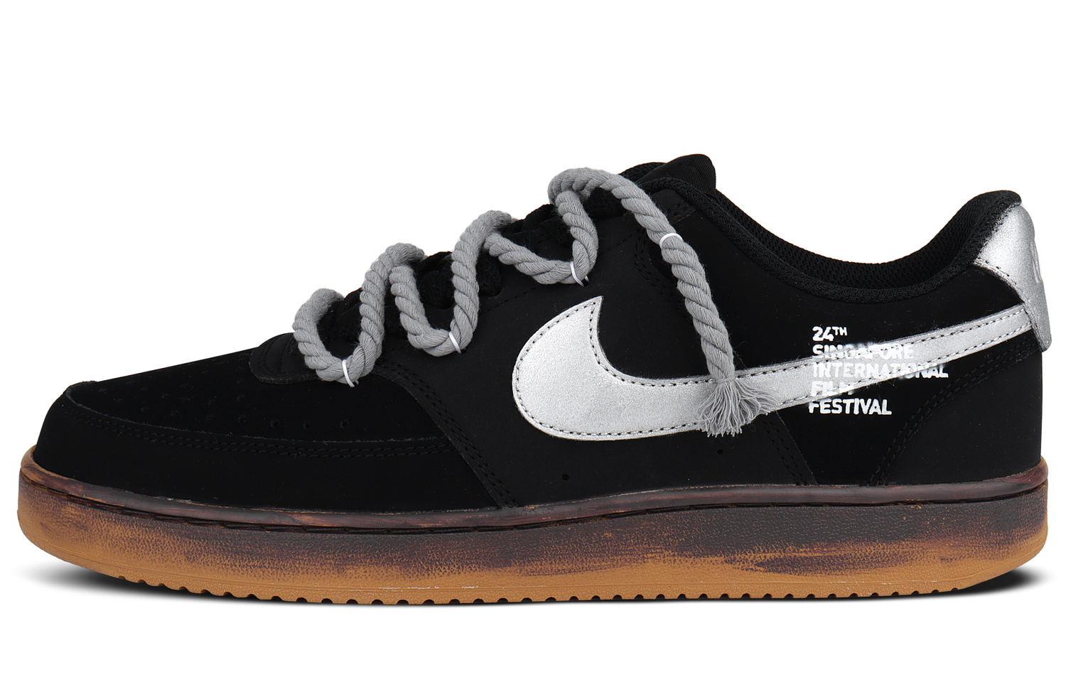 Court Vision 1 Abrasion Resistant низкие кроссовки для скейтбординга мужские Nike, черный
Court Vision 1 Abrasion Resistant низкие кроссовки для скейтбординга мужские Nike, черный