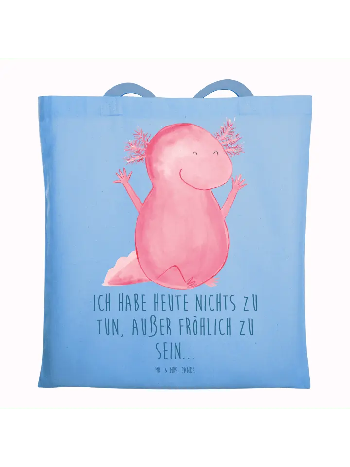 Сумка для переноски Mr & Mrs Panda Axolotl Hurra, небесно-синий
Сумка для переноски Mr & Mrs Panda Axolotl Hurra, небесно-синий