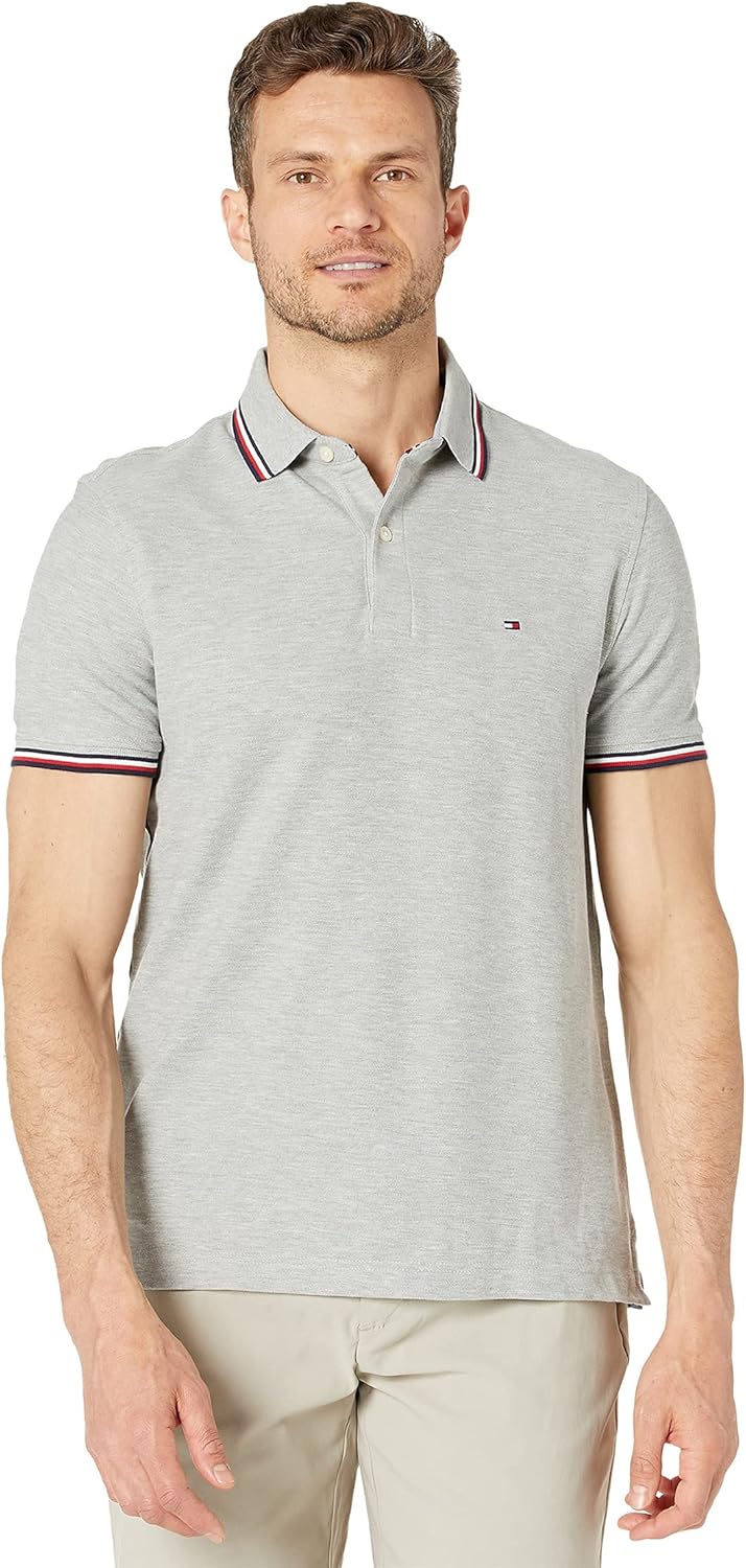 Мужская рубашка-поло Tommy Hilfiger с короткими рукавами, влагоотводящая, эластичная, быстросохнущая, с защитой от ультрафиолета, B10 Grey Heather, Серый, Мужская рубашка-поло Tommy Hilfiger с короткими рукавами, влагоотводящая, эластичная, быстросохнущая
Мужская рубашка-поло Tommy Hilfiger с короткими рукавами, влагоотводящая, эластичная, быстросохнущая, с защитой от ультрафиолета, B10 Grey Heather, Серый, Мужская рубашка-поло Tommy Hilfiger с короткими рукавами, влагоотводящая, эластичная, быстросохнущая