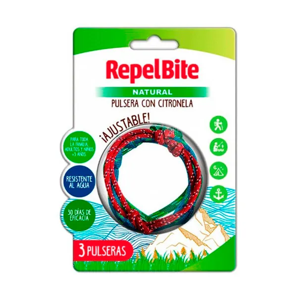 Браслеты против комаров Natural Repelbite, 3 UD
Браслеты против комаров Natural Repelbite, 3 UD