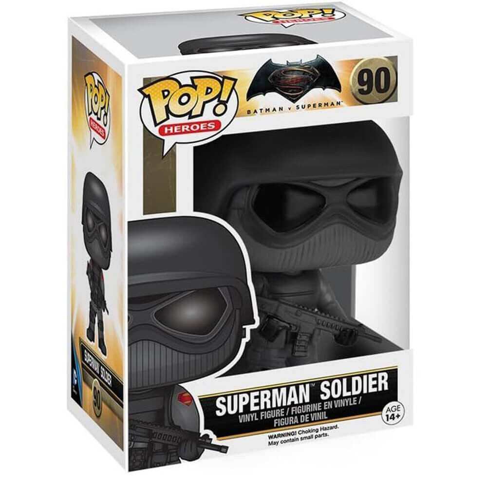Фигурка Funko Pop! Heroes: Batman vs Superman - Superman Soldier
Фигурка Funko Pop! Heroes: Batman vs Superman - Superman Soldier