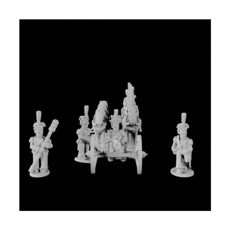 Французская 6-фунтовая артиллерийская установка Cheval et Train в Шако, ESR Napoleonics Miniatures - France (10mm)
Французская 6-фунтовая артиллерийская установка Cheval et Train в Шако, ESR Napoleonics Miniatures - France (10mm)