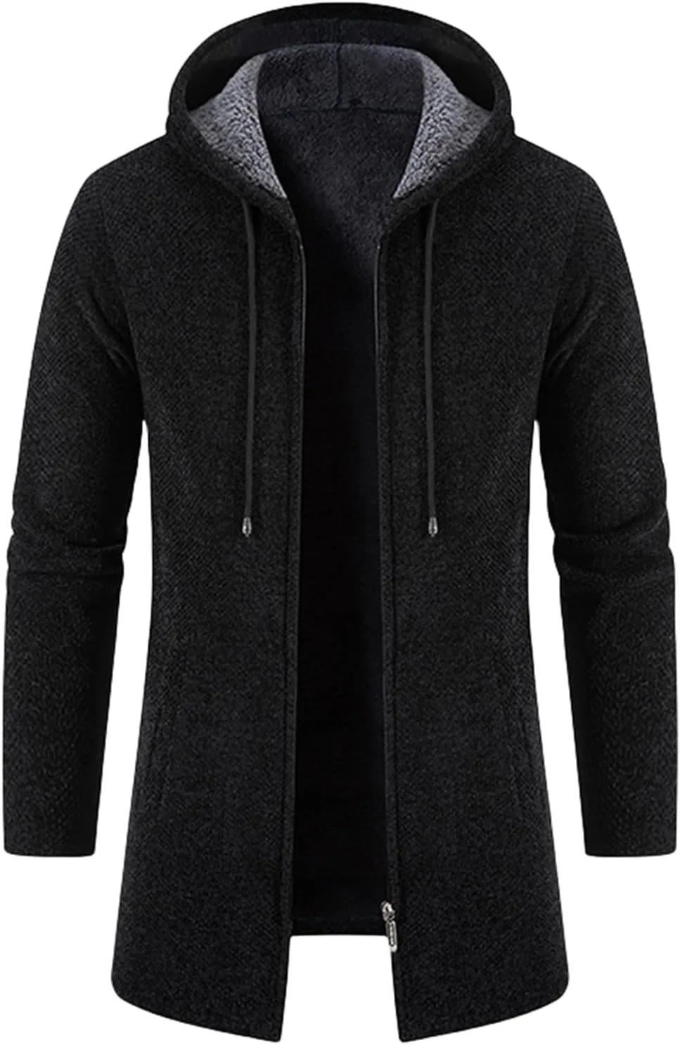 Мужской легкий кардиган с флисовой подкладкой, капюшоном и длинным рукавом CHXLQQX
Мужской легкий кардиган с флисовой подкладкой, капюшоном и длинным рукавом CHXLQQX