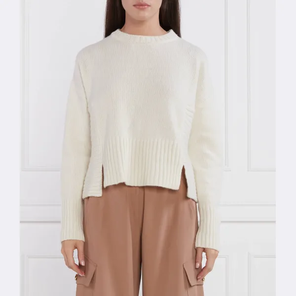 Шерсть стандартного кроя с добавлением кашемира Pinko, экрю
Шерсть стандартного кроя с добавлением кашемира Pinko, экрю