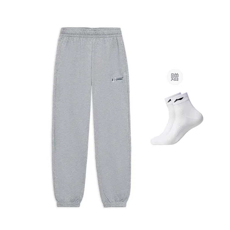 Мужские вязаные спортивные штаны LiNing Sports Life Collection, светло-серый меланж
Мужские вязаные спортивные штаны LiNing Sports Life Collection, светло-серый меланж