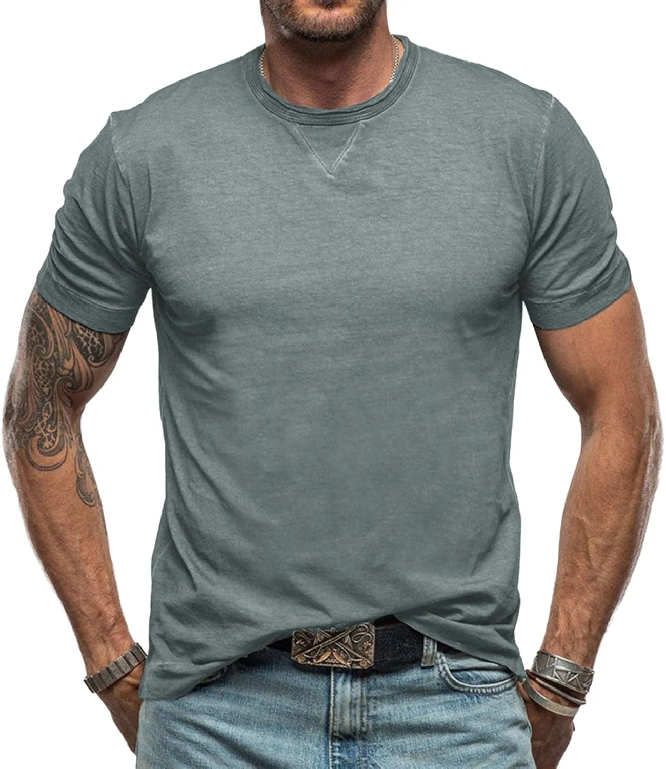 Мужская футболка с коротким рукавом и круглым вырезом, легкая, влагоотводящая CHXLQQX
Мужская футболка с коротким рукавом и круглым вырезом, легкая, влагоотводящая CHXLQQX