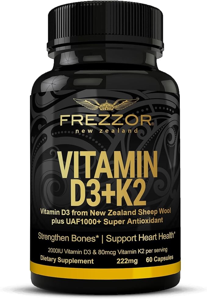 Витамин D3 и K2 в капсулах, высокоэффективный D3 2000 МЕ и K2 (MK7) 80 мкг, 60 мягких таблеток
Витамин D3 и K2 в капсулах, высокоэффективный D3 2000 МЕ и K2 (MK7) 80 мкг, 60 мягких таблеток