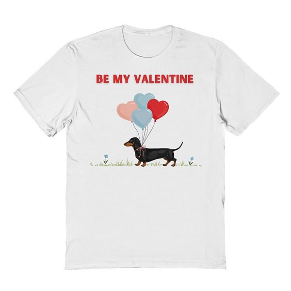 Футболка с принтом таксы Men's be my valentine Licensed Character
Футболка с принтом таксы Men's be my valentine Licensed Character