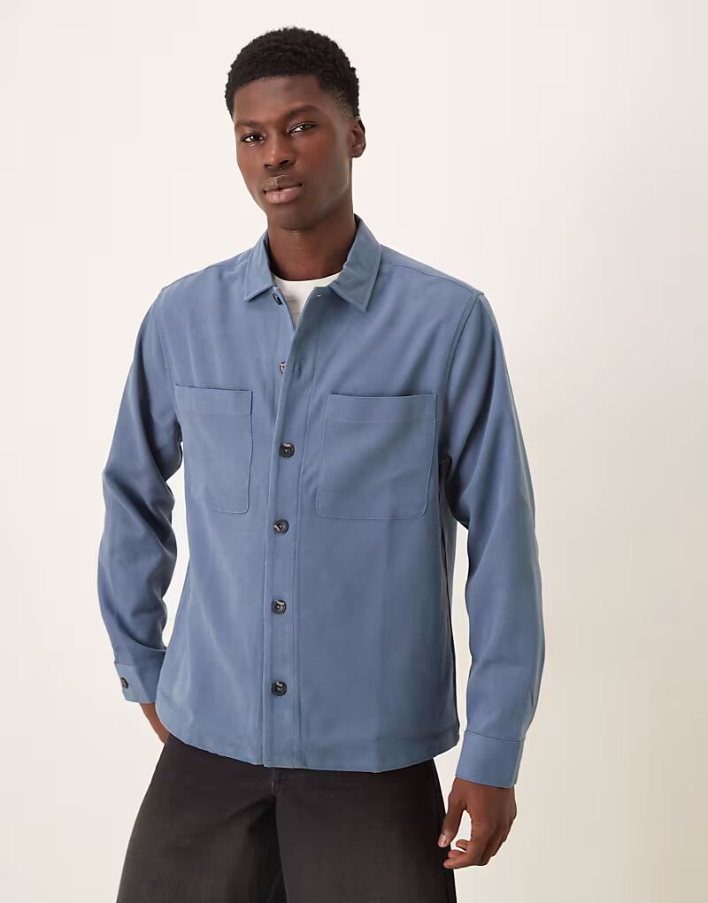 Рубашка синего цвета Asos Design
Рубашка синего цвета Asos Design