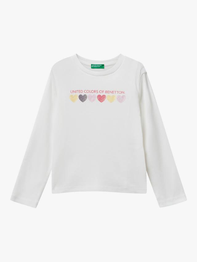 Детская хлопковая футболка с длинным рукавом и принтом логотипа Benetton, White
Детская хлопковая футболка с длинным рукавом и принтом логотипа Benetton, White