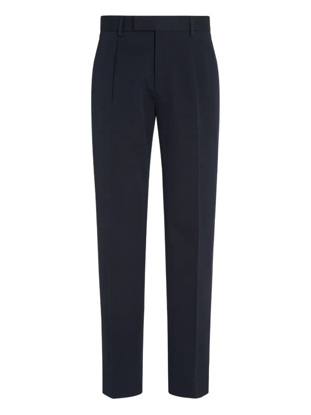 Брюки строгого кроя со складками Zegna, синий
Брюки строгого кроя со складками Zegna, синий