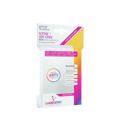 Чехол для карточек Gamegenic Matte Scythe And/Or Lost Cities Sleeves 72 X 112 Mm (60 Ct.) Gamegenic
Чехол для карточек Gamegenic Matte Scythe And/Or Lost Cities Sleeves 72 X 112 Mm (60 Ct.) Gamegenic