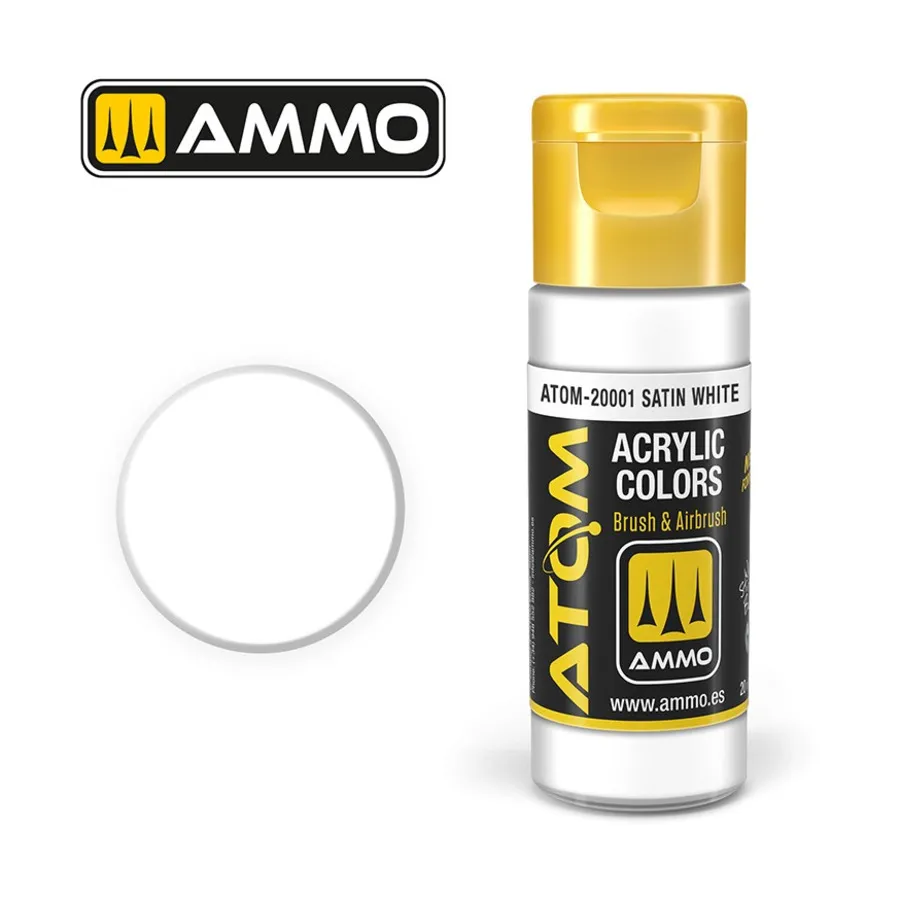 Атласный Белый, ATOM Acrylic Paints
Атласный Белый, ATOM Acrylic Paints