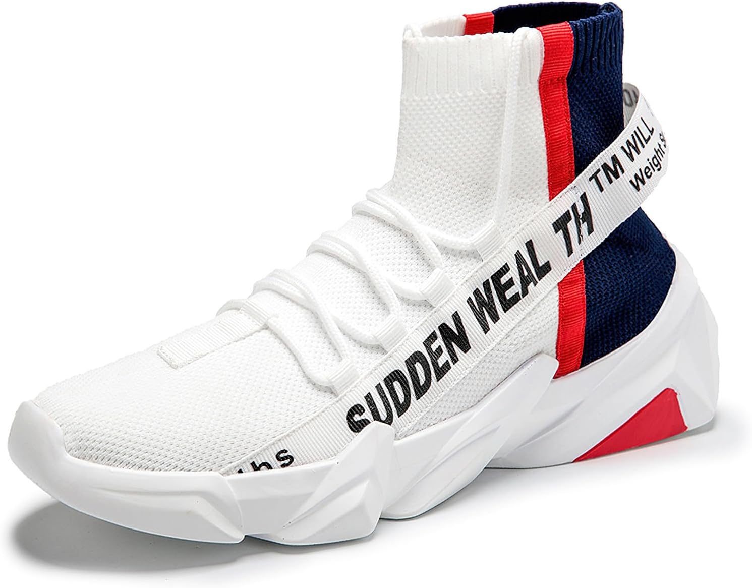 Мужские высокие кроссовки Exusiai Mens, мягкие и дышащие, для бега, ходьбы и спорта, дышащая теннисная обувь, белый
Мужские высокие кроссовки Exusiai Mens, мягкие и дышащие, для бега, ходьбы и спорта, дышащая теннисная обувь, белый