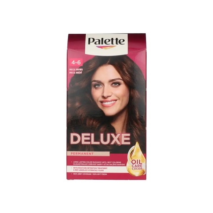 Краска для волос Deluxe 4-6 Mocca Brown Palette
Краска для волос Deluxe 4-6 Mocca Brown Palette