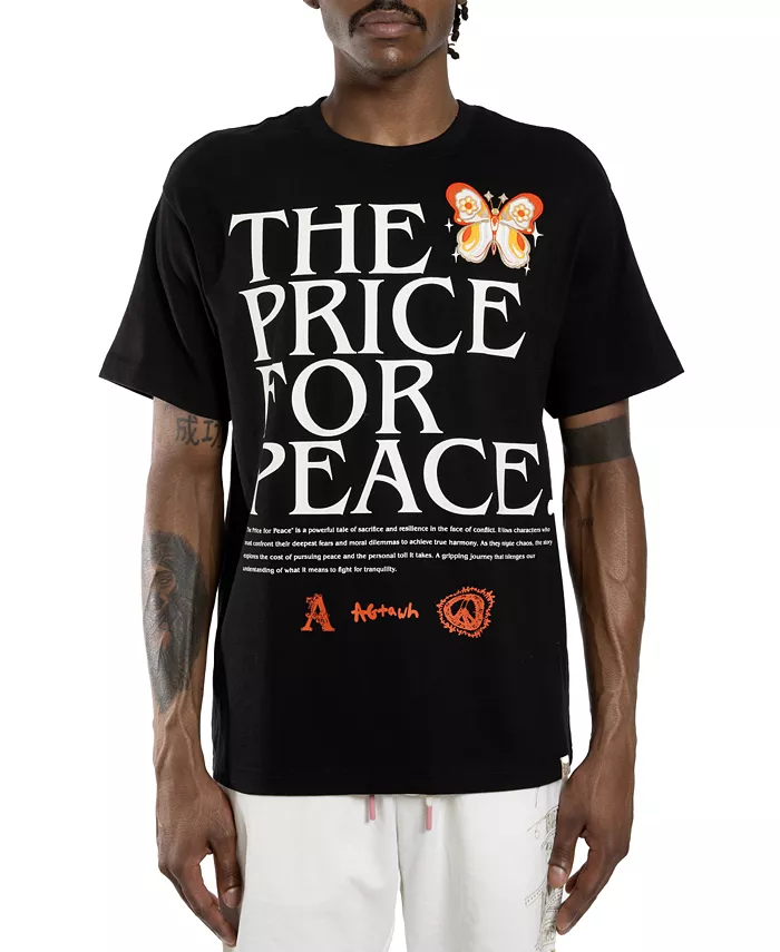 Мужская футболка Price For Peace с принтом All Good Things Are Welcome Here, черный
Мужская футболка Price For Peace с принтом All Good Things Are Welcome Here, черный