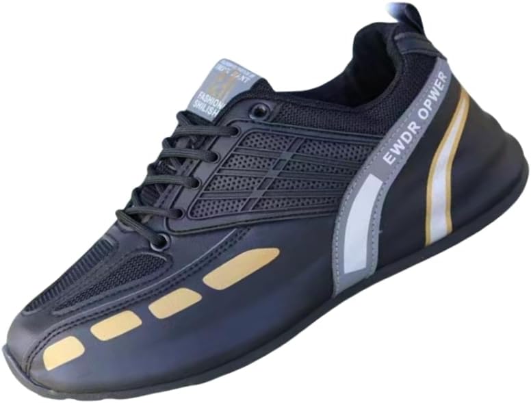 Мужские повседневные кроссовки на платформе - модный спортивный дизайн подошвы, сочетающий повседневный комфорт и стиль Hoalox, черный
Мужские повседневные кроссовки на платформе - модный спортивный дизайн подошвы, сочетающий повседневный комфорт и стиль Hoalox, черный