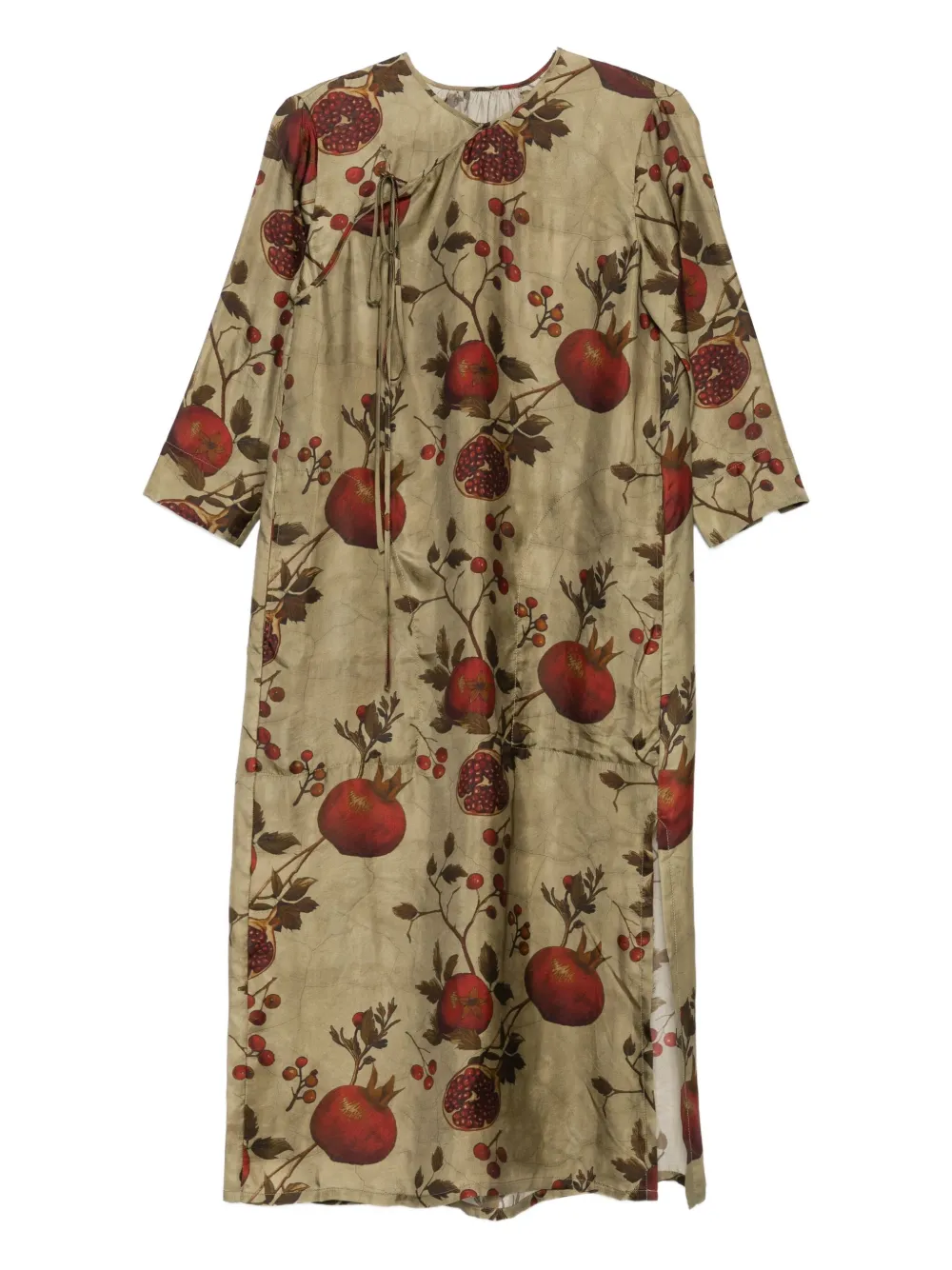 Платье миди с завязками и принтом Uma Wang, зеленый
Платье миди с завязками и принтом Uma Wang, зеленый