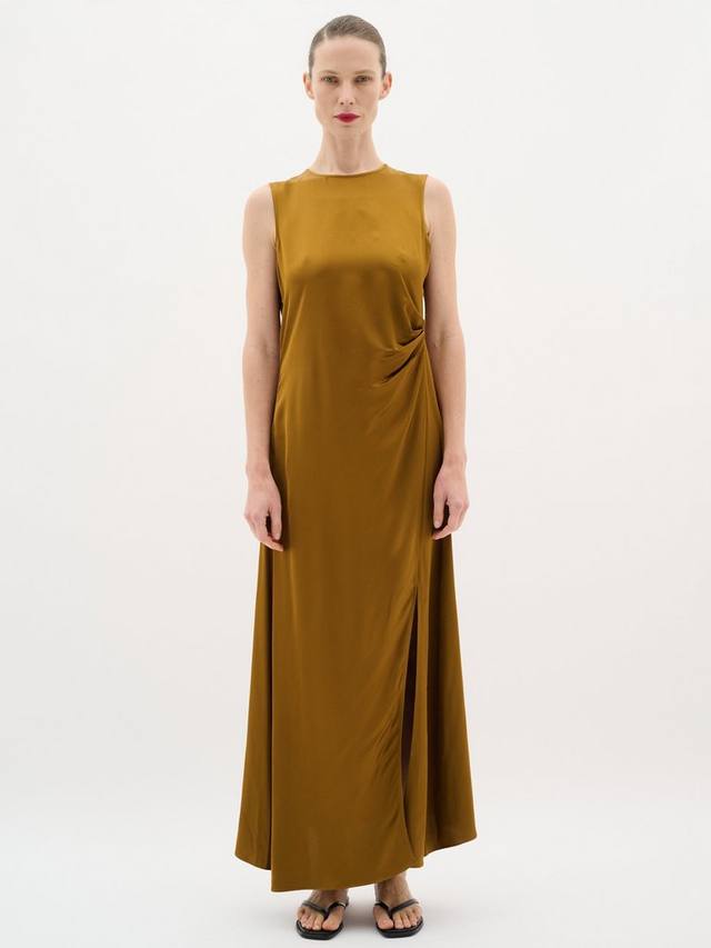 KaylaIW круглый вырез без рукавов плиссированное макси-платье InWear
KaylaIW круглый вырез без рукавов плиссированное макси-платье InWear