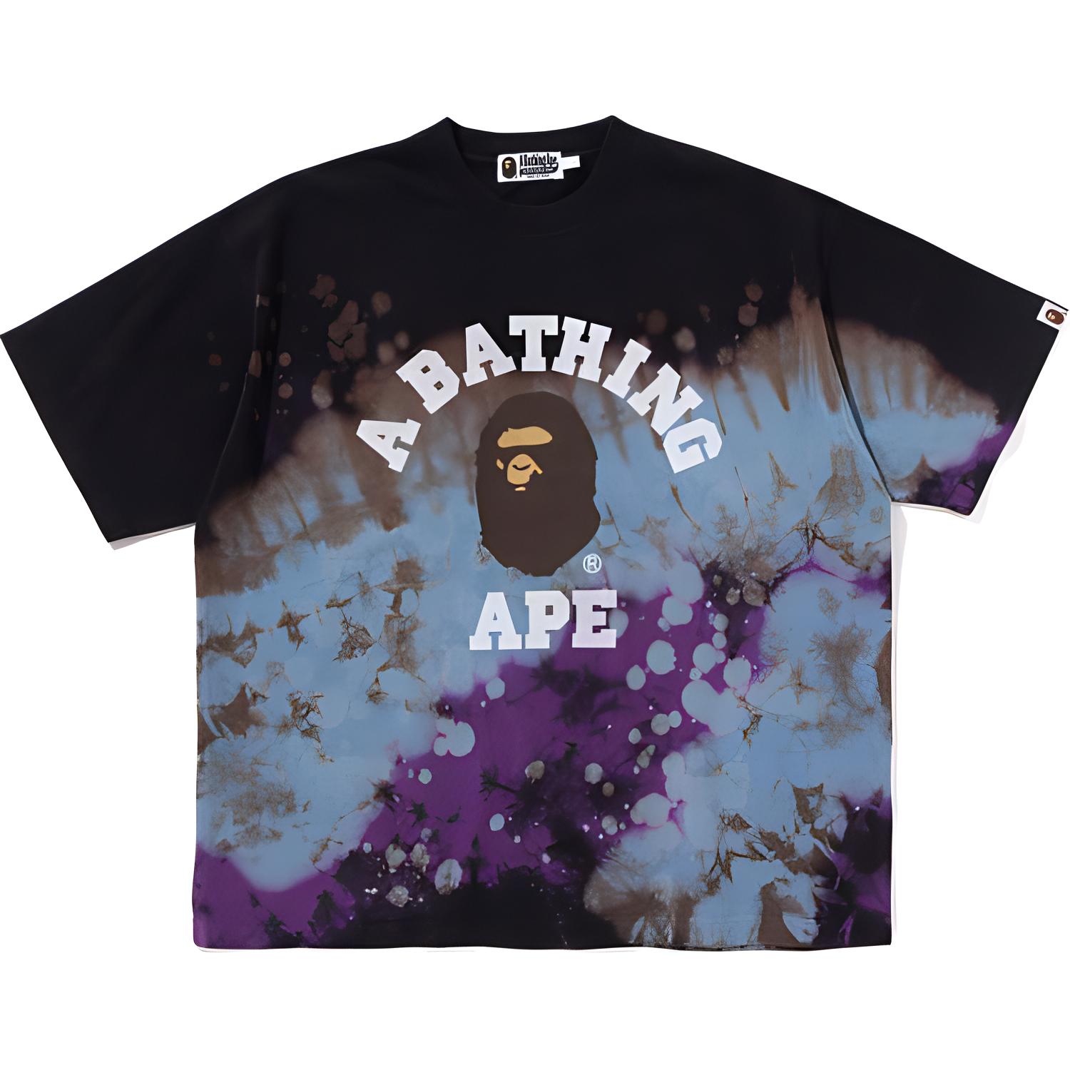 Футболка Bape Tie Dye College Relaxed Fit A BATHING APE, синяя, Синий, Футболка Bape Tie Dye College Relaxed Fit A BATHING APE, синяя
Футболка Bape Tie Dye College Relaxed Fit A BATHING APE, синяя, Синий, Футболка Bape Tie Dye College Relaxed Fit A BATHING APE, синяя