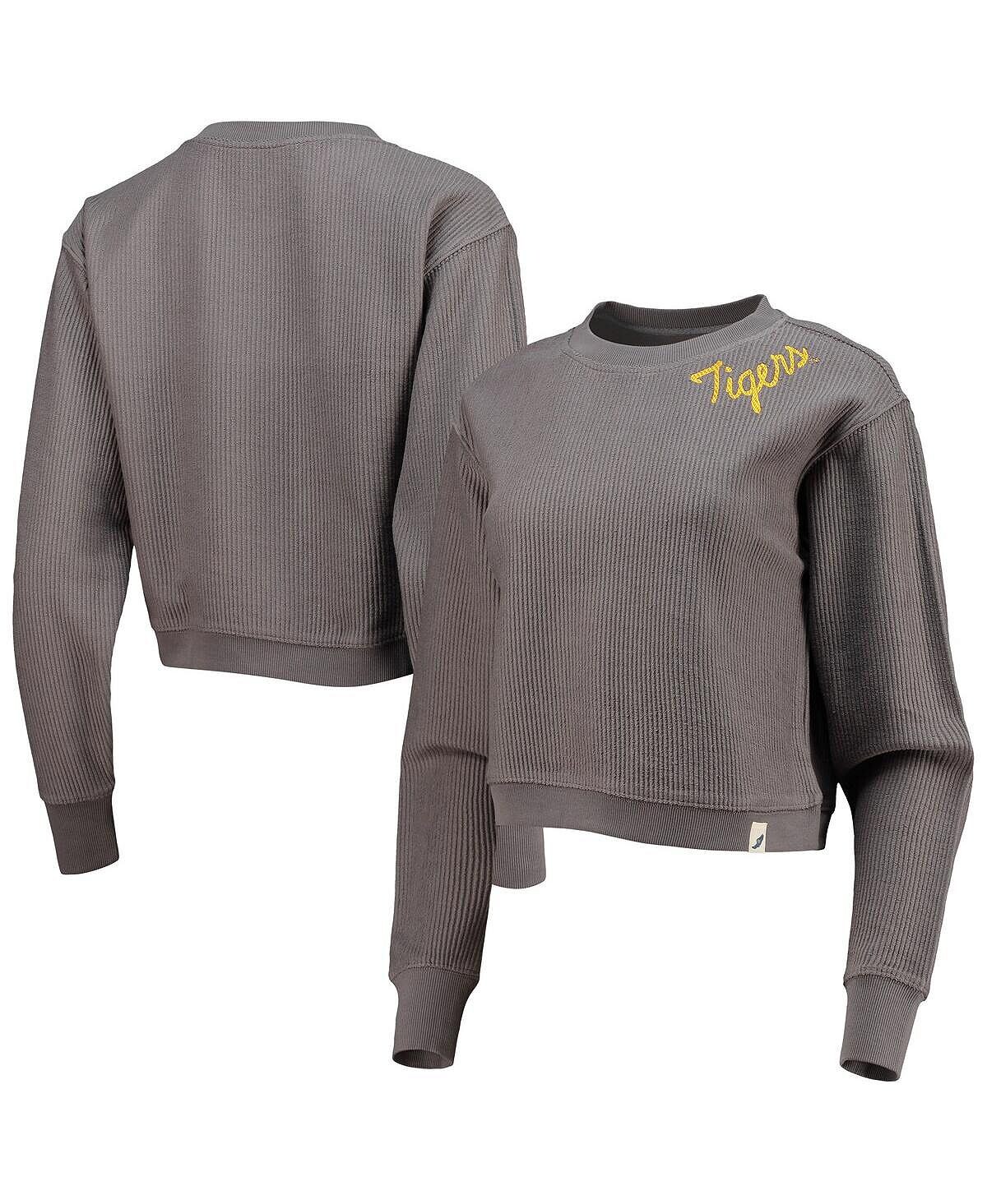 Женский укороченный пуловер темно-серого цвета LSU Tigers Corded Timber League Collegiate Wear
Женский укороченный пуловер темно-серого цвета LSU Tigers Corded Timber League Collegiate Wear