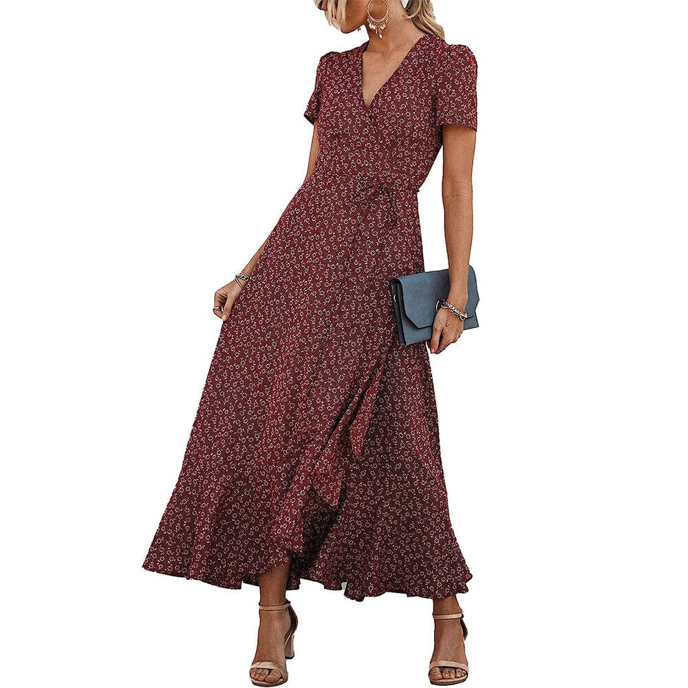 Платье-макси PrettyGarden Wrap, красный
Платье-макси PrettyGarden Wrap, красный