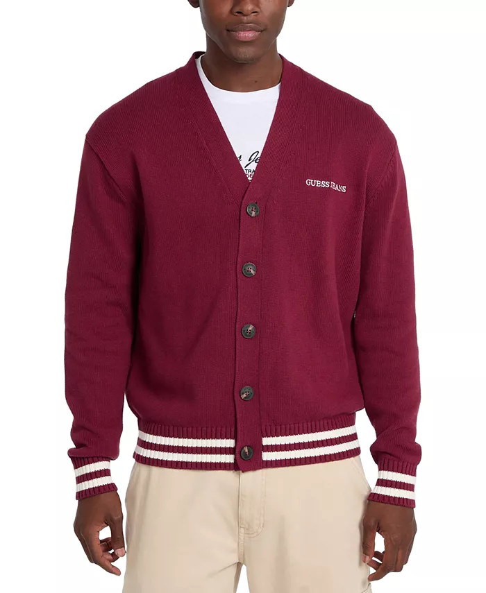 Мужской кардиган с тисненым логотипом GUESS JEANS, красный
Мужской кардиган с тисненым логотипом GUESS JEANS, красный