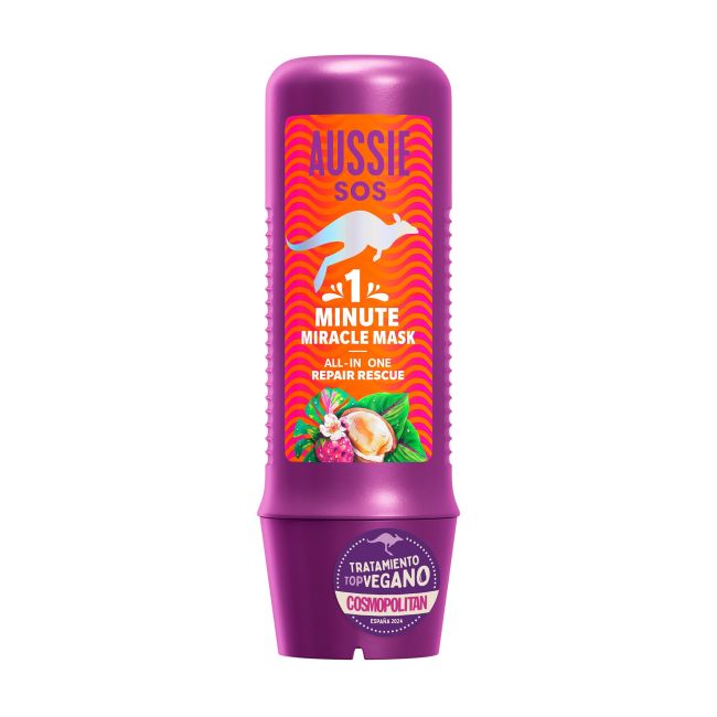 Sos 1 минута чудо-маска для волос Aussie, 250 мл
Sos 1 минута чудо-маска для волос Aussie, 250 мл