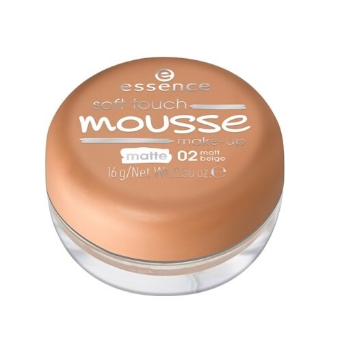 Матирующая тональная основа-мусс 02 Matt Beige, 16 г Essence, Soft Touch Mousse
Матирующая тональная основа-мусс 02 Matt Beige, 16 г Essence, Soft Touch Mousse