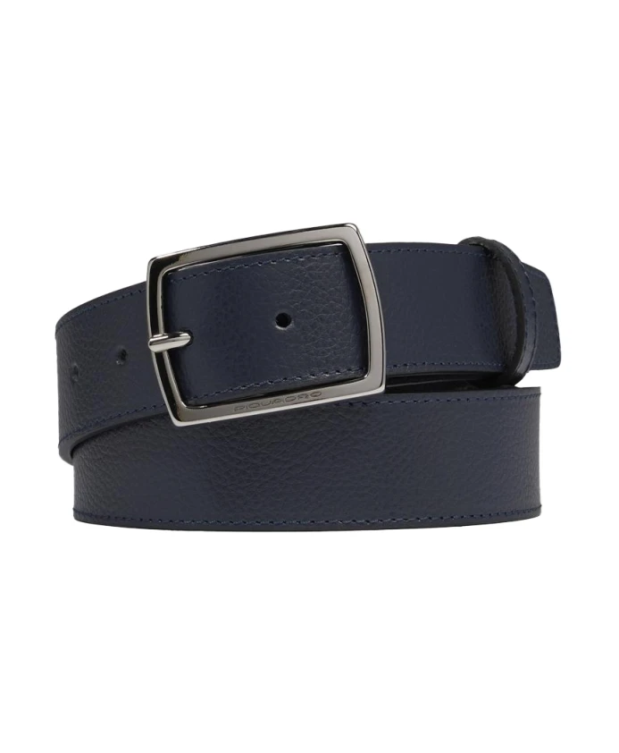 Мужской кожаный ремень с пряжкой-застежкой Piquadro, синий
Мужской кожаный ремень с пряжкой-застежкой Piquadro, синий